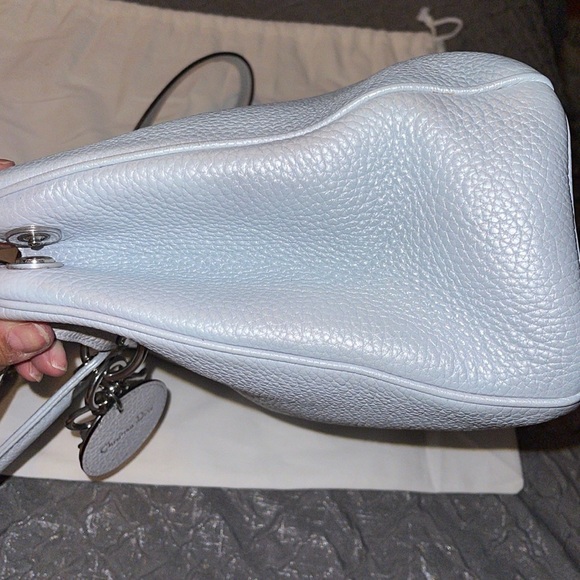 Preloved Dior VIP grey satchel excellent condition comes with dust bag . - Picture 12 of 14